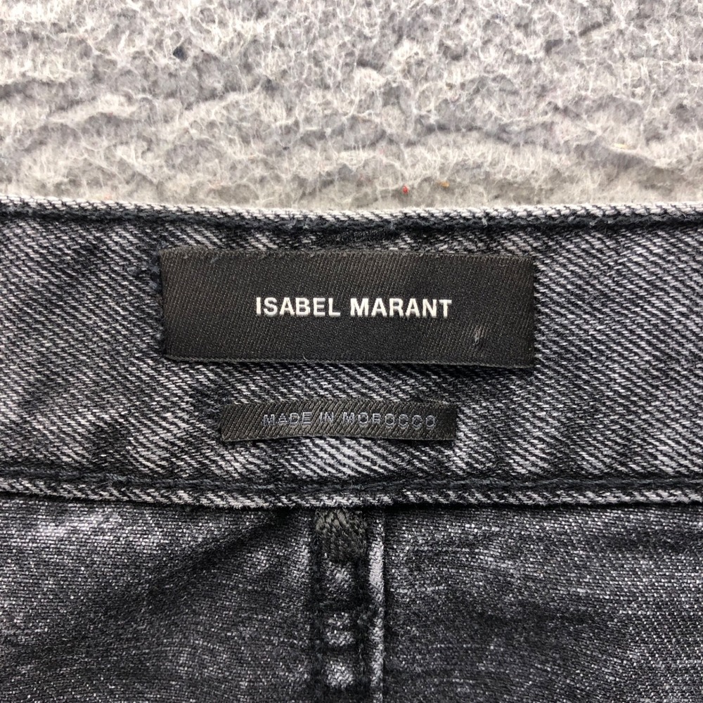 Isabel Marant Black Washed High-Rise Jeans - Picture 6 of 13